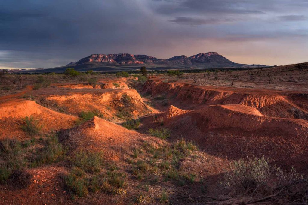 The Flinders Ranges in regional Australia