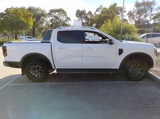 Full left side of the inspected Ford Ranger