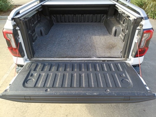 Tray interior of the inspected ute